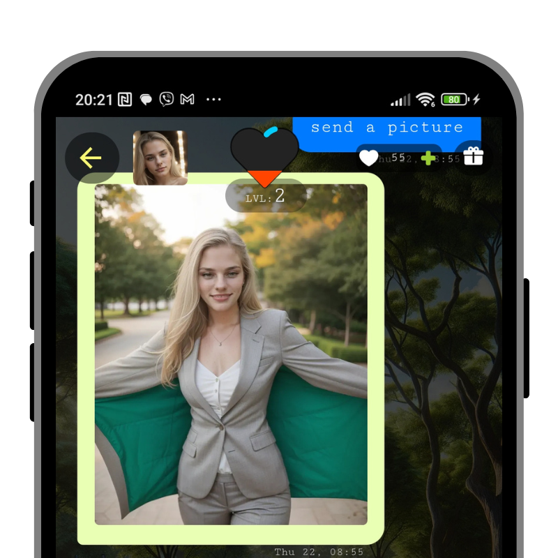 Phone with pictures